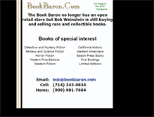 Tablet Screenshot of bookbaron.com